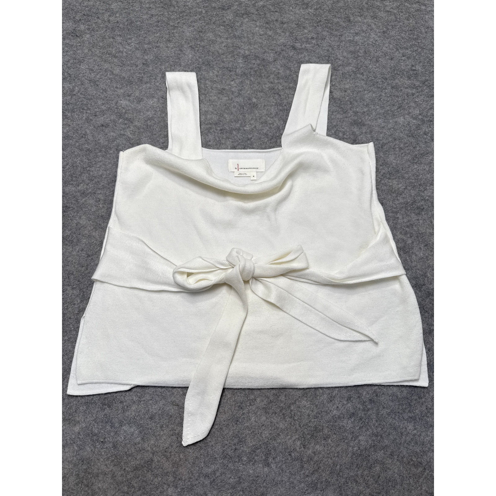 Cream Knit Anthropologie Wrap Top , Breathable Size Medium